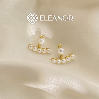 Bông tai nữ ngọc trai nhân tạo Eleanor Accessories khuyên tai chuôi bạc 925 kiểu dáng basic phụ kiện trang sức dễ t thumbnail