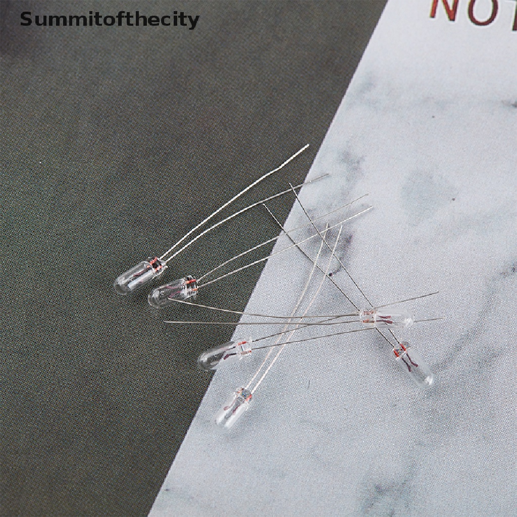 10 Bóng Đèn Sợi Đốt Mini 3 / 4 / 5mm 3 / 6 / 12 / 24V