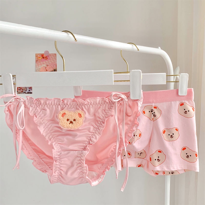 Cub * Quần Lót Cặp Đôi Hoạt Hình Nhẹ Dễ Thương Phong Cách Mới