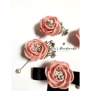 Cài áo hoa lụa Cici Handmade