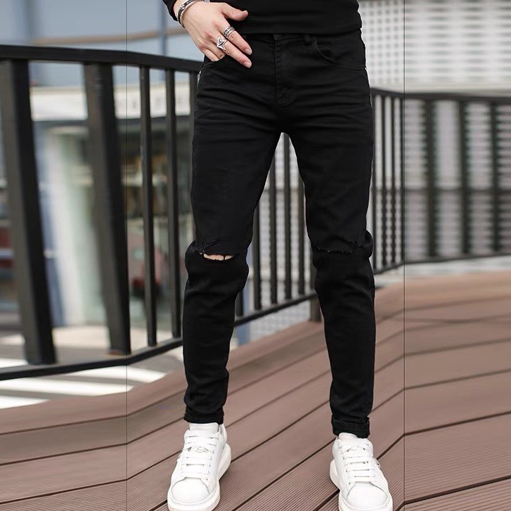 Quần jean nam chất bò cao cấp co dãn 4 chiều cực đẹp from dáng skinny đẹp CAROLLSTORE Q12