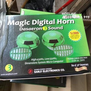 [Giảm giá]  Còi ngân 3 tiếng Samji SJ300 (Hàn Quốc) mới 2020
