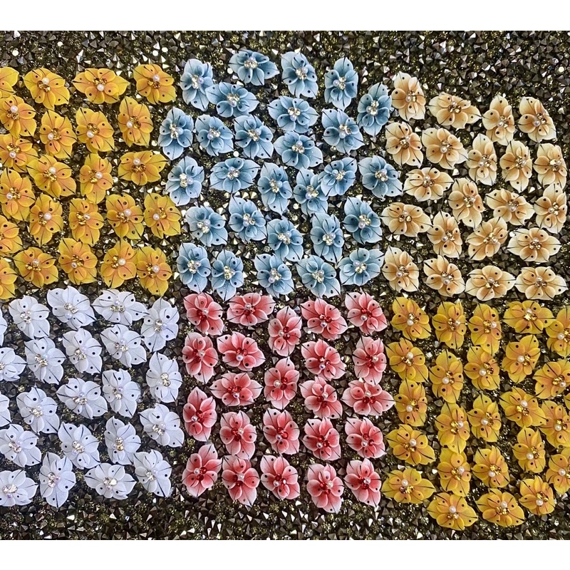 Hoa bột nail hoa tay mẫu mới