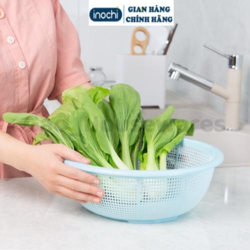 [FreeShip] Rổ nhựa tròn lớn 30cm cao cấp inochi, đa năng, tiện lợi - Giao màu ngẫu nhiên