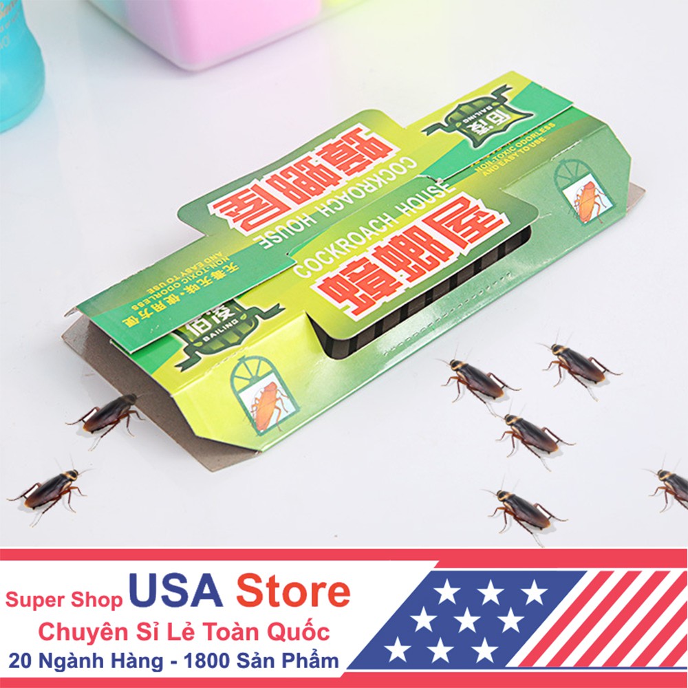 Vỉ Bẫy Gián Hiệu Quả - Khay Dính Thu Hút Diệt Gián