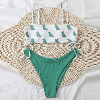 Bikini Hoạ Tiết Khủng Long Cho Nữ