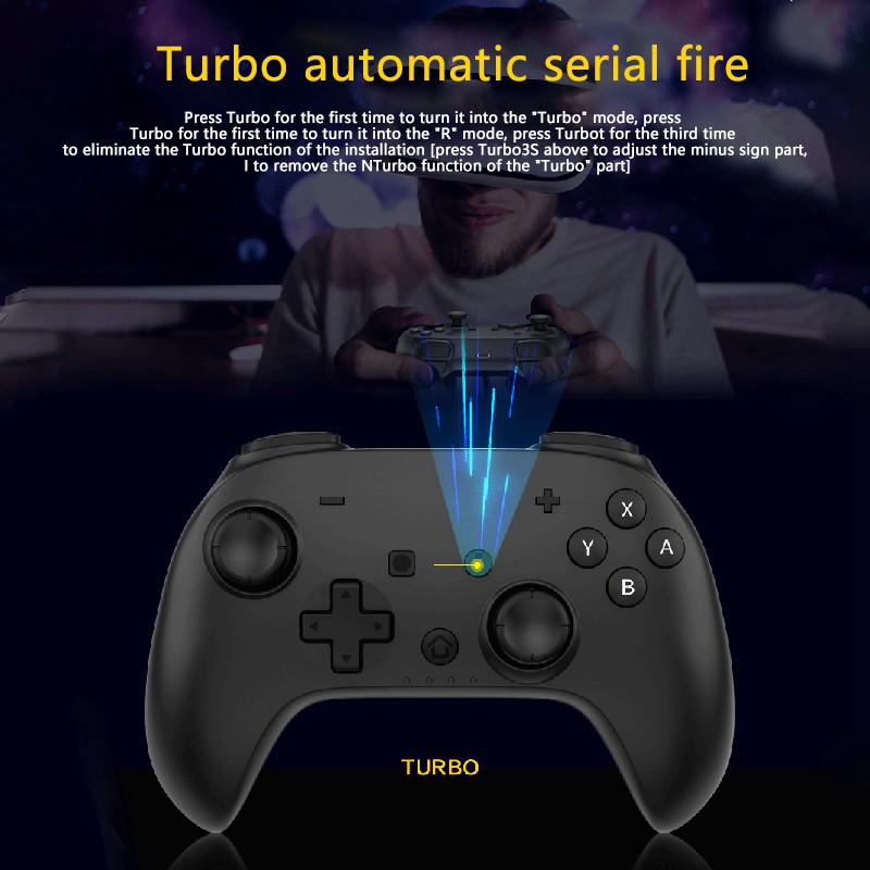 Tay Cầm Chơi Game Bluetooth Không Dây Cho Nintendo Switch Hỗ Trợ Pc