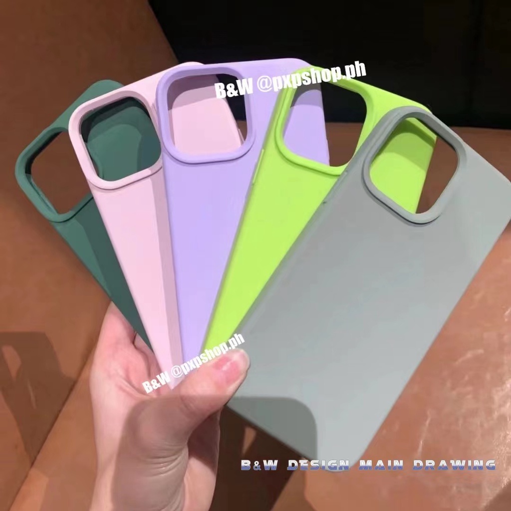 Ốp Điện Thoại Silicone Mềm Nhiều Màu Sắc Thời Trang Cho IPhone 13 13ProMax 12 11 Pro MAX IX XS MAX 7 8 Plus