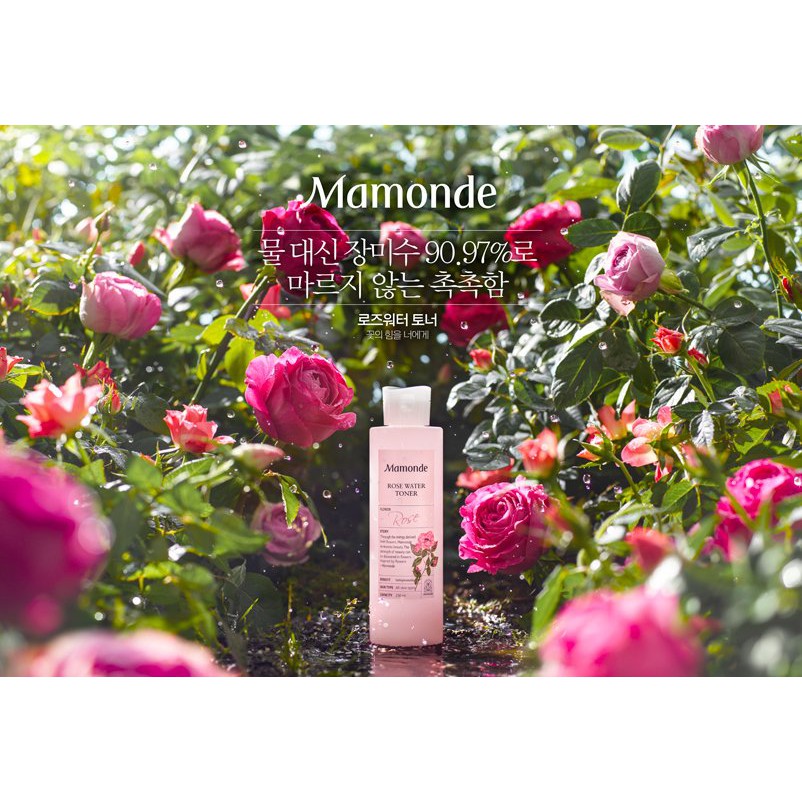 Nước hoa hồng Mamonde phiên bản best seller 2018