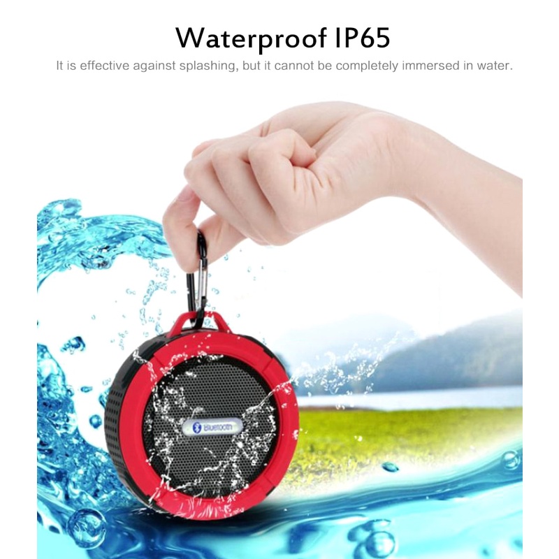 Loa Bluetooth không dây cầm tay chống nước