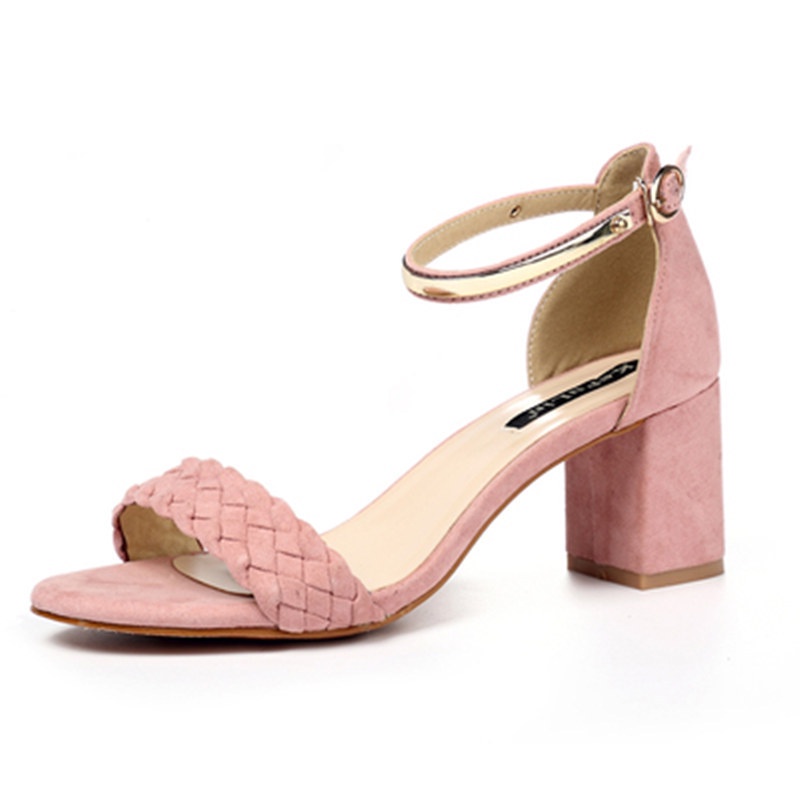 Sandal Cao Gót 5-8cm Thiết Kế Mới Quyến Rũ Thời Trang Theo Phong Cách Hàn Quốc Cho Nữ