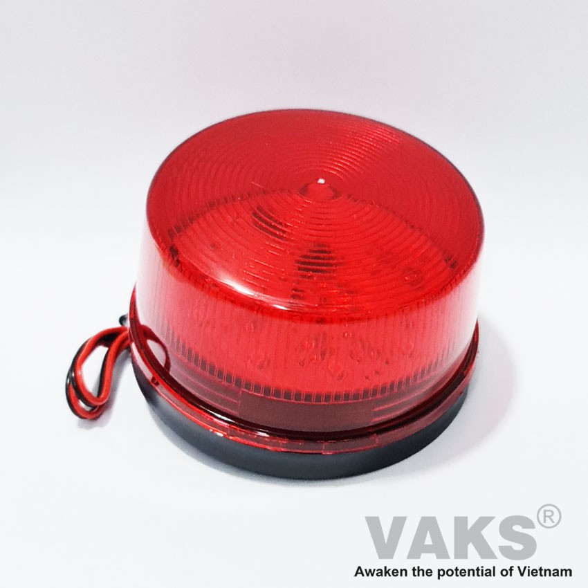 Đèn chớp tín hiệu 05 - điện áp  220V, 12V - Đỏ, vàng, xanh dương