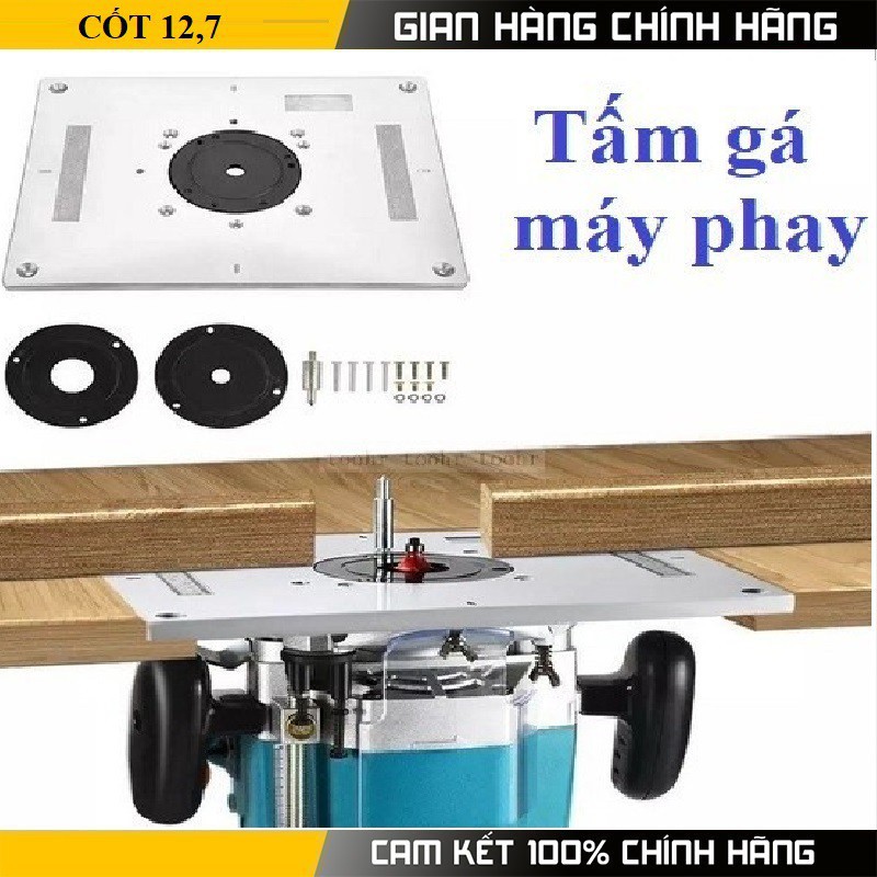 Tấm gá máy phay gỗ cốt nhỏ và lớn_Mặt cữ chế máy phay bàn làm mộc phay gỗ