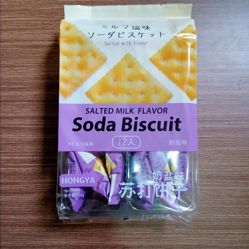 Bánh Quy Soda HongYa 208gr (date 07/2022)