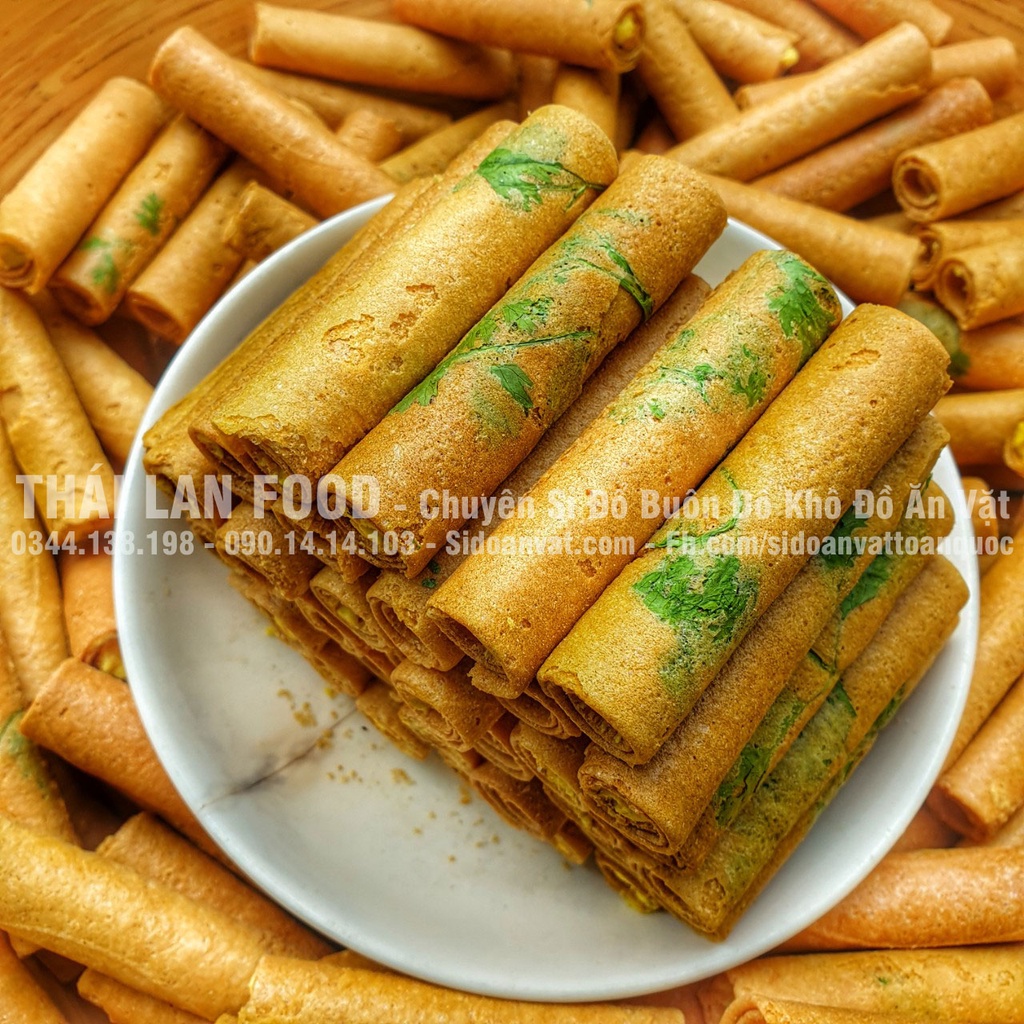Bánh Ống Ngò Sầu Riêng Lon 400Gram