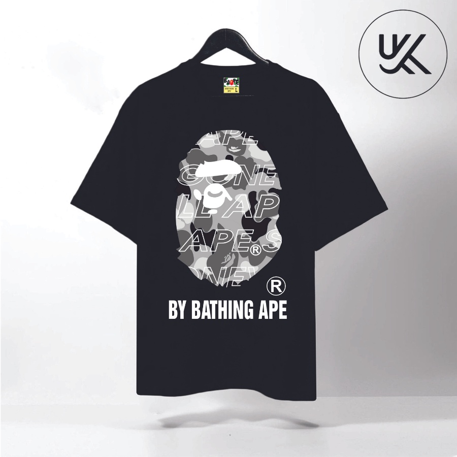 Áo Thun Tay Lỡ BAPE, TEE A BATHING APE áo phông Unisex Form rộng oversize, chất liệu Cotton. KKIMShop