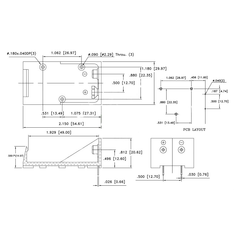 Vỏ bọc đế pin với giắc cắm DC 9V chuyên dụng