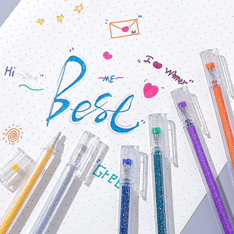 Bút Gel Dạ Quang Nhiều Màu Sắc Độc Đáo