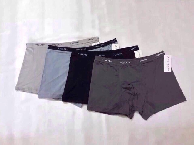 (Hộp/2c) Quần sịp đùi nam- Quần lót đùi nam, cotton lạnh.