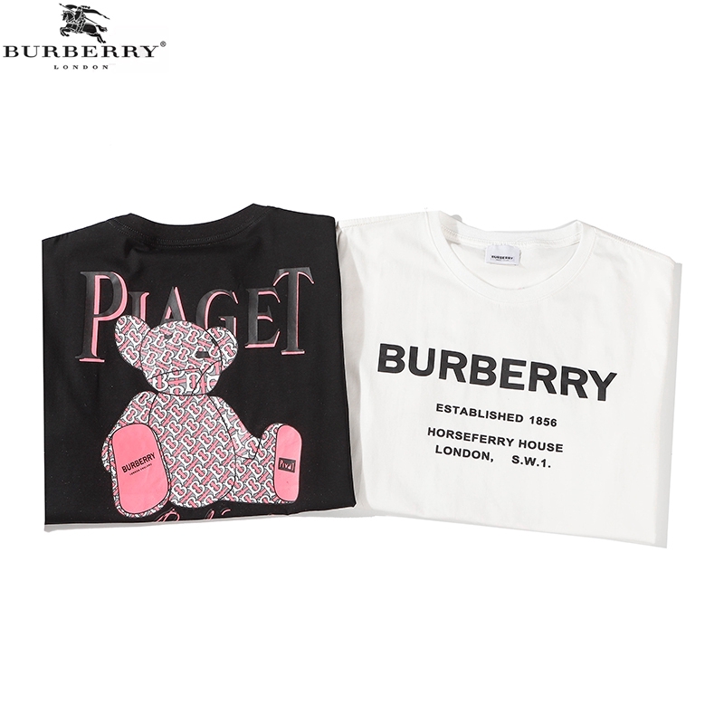 Áo thun ngắn tay in họa tiết gấu Burberry thời trang