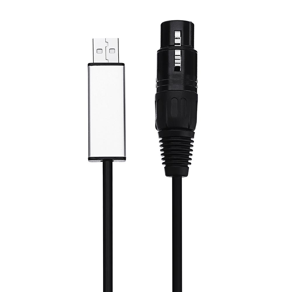 LUSTREON USB to DMX512 Interface Adapter Computer PC LED Light Dimmer Controller