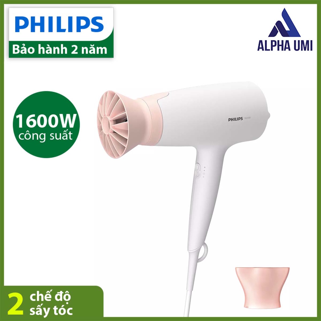 Máy sấy tóc Philips BHD300/10 công suất 1600W, 3 chế độ sấy - BH chính hãng 24 tháng