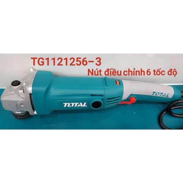 Máy mài máy cắt sắt cầm tay có chỉnh tốc 125mm Total TG1121256-3