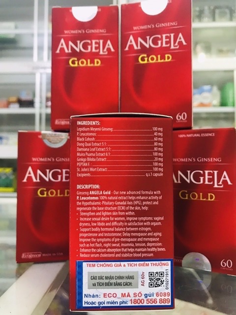 CÓ TEM TÍCH ĐIỂM ] Sâm Angela Gold | Thế Giới Skin Care