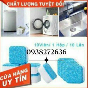 [Siêu Rẻ] Viên Vệ Sinh Lồng Máy Giặt LARGE Diệt khuẩn và Tẩy chất Cặn Máy Giặt