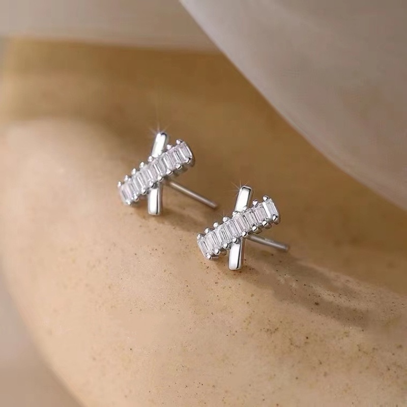 Hoa tai sang trọng Hoa tai thời trang Zircon Hoa tai chất lượng cao