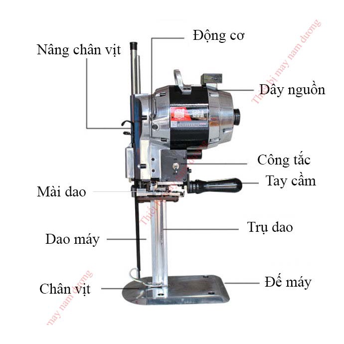 Máy Cắt Vải Đứng &gt; Cầm Tay CDZ 8 Inch 750W  &gt; may cắt vải công nghiệp