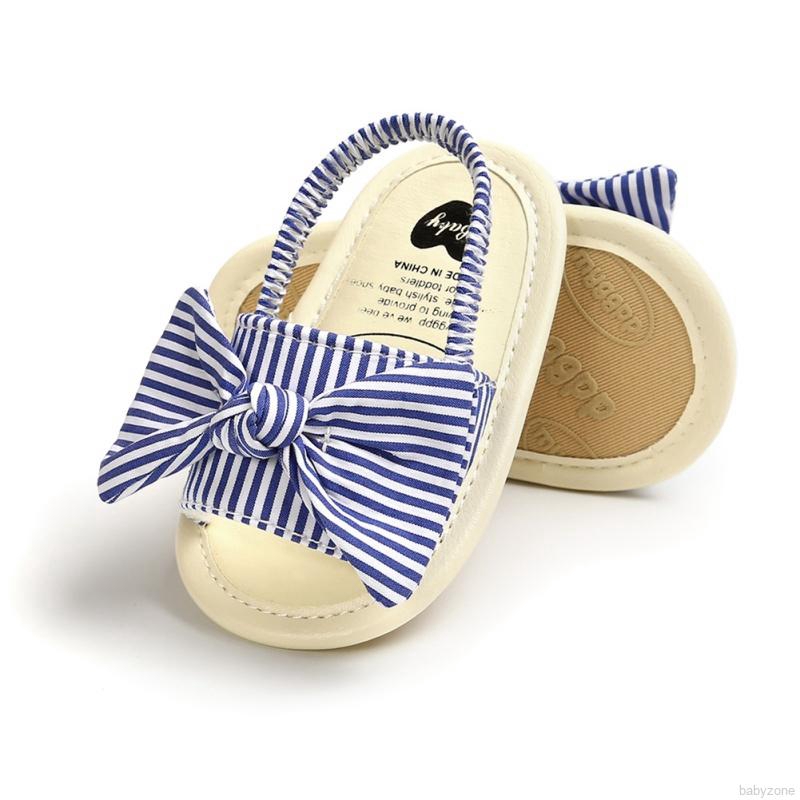 Giày Sandal Chống Trượt Thoáng Khí Đính Nơ Xinh Xắn Cho Bé Gái