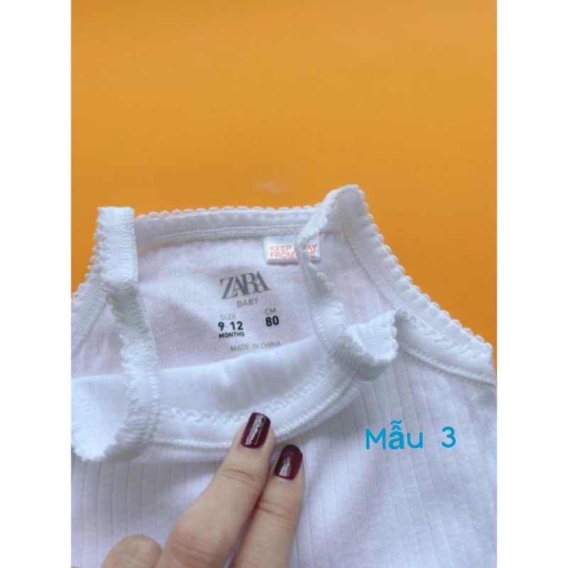 Bộ bodysuit / body chip 2 dây cho bé gái