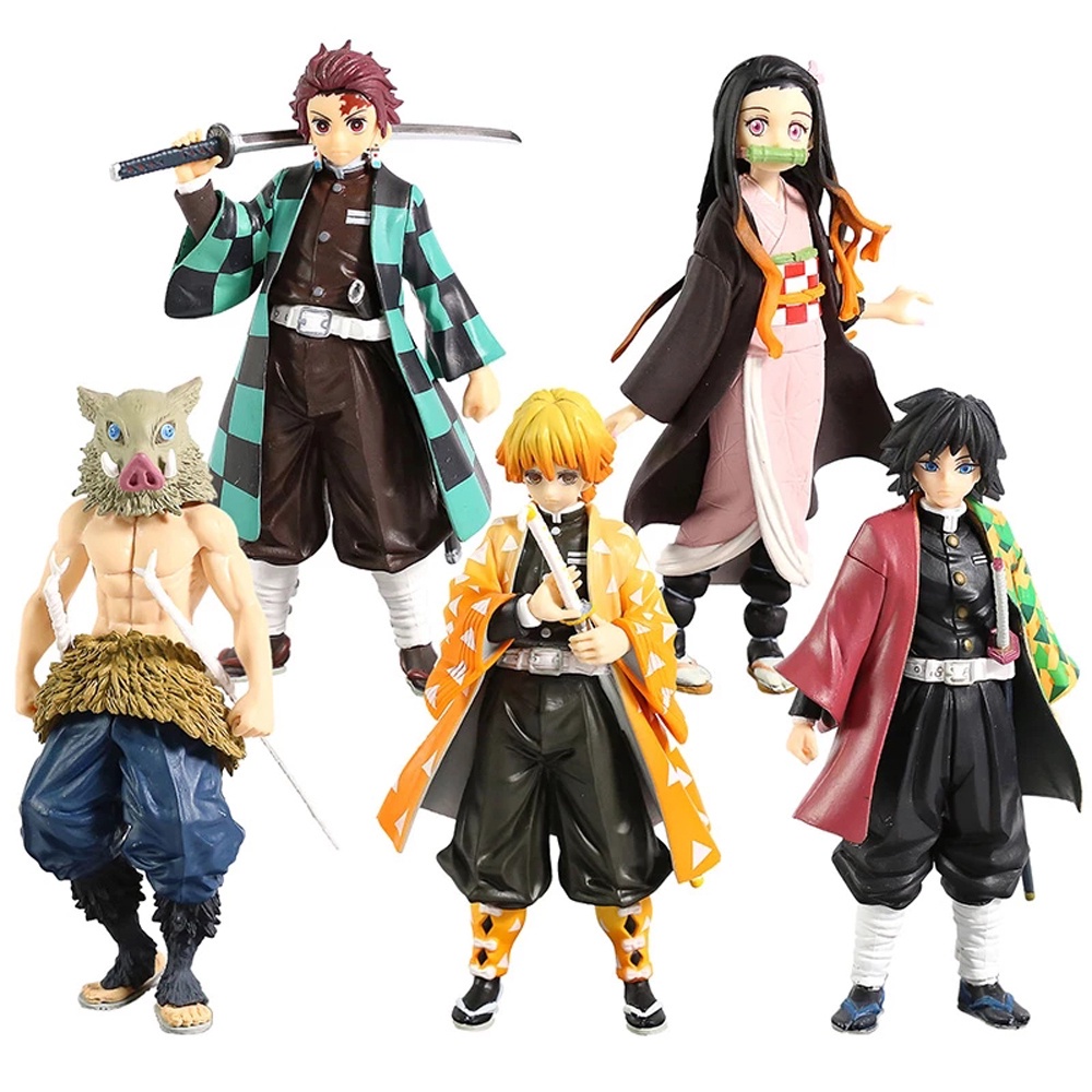 Mô hình Kimetsu No Yaiba figure Demon Slayer Kamado Tanjirou cao 16 cm- figure thanh gươm diệt quỷ
