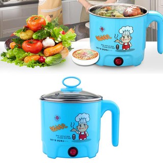 (TẶNG 2 KHẨU TRANG Y TẾ 4 LỚP) CA NẤU MÌ, NẤU LẨU SIÊU TỐC MINI 18CM