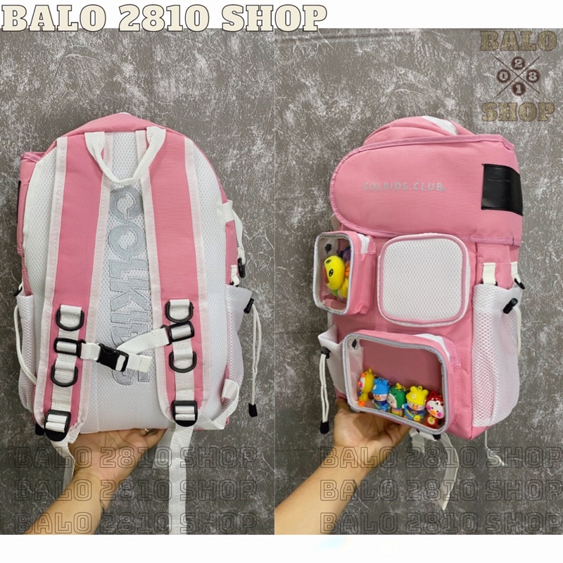 Balo Colkids Ss6 Backpack Chất Vải Canvas Cao Cấp Trượt Nước Cặp Đi Học Colkids Club Balo 2810 Shop