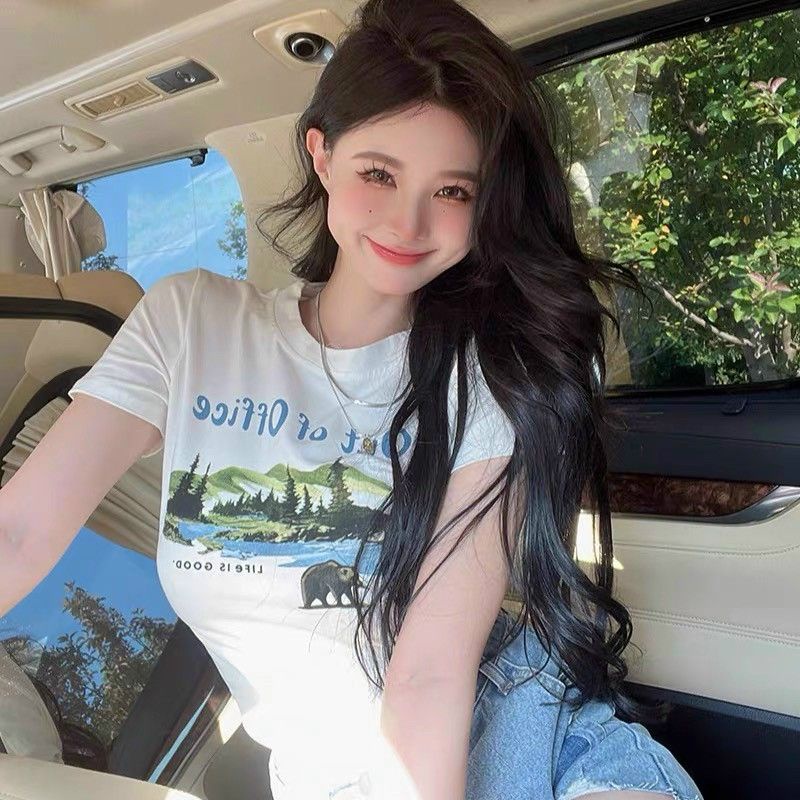 Áo croptop borip in