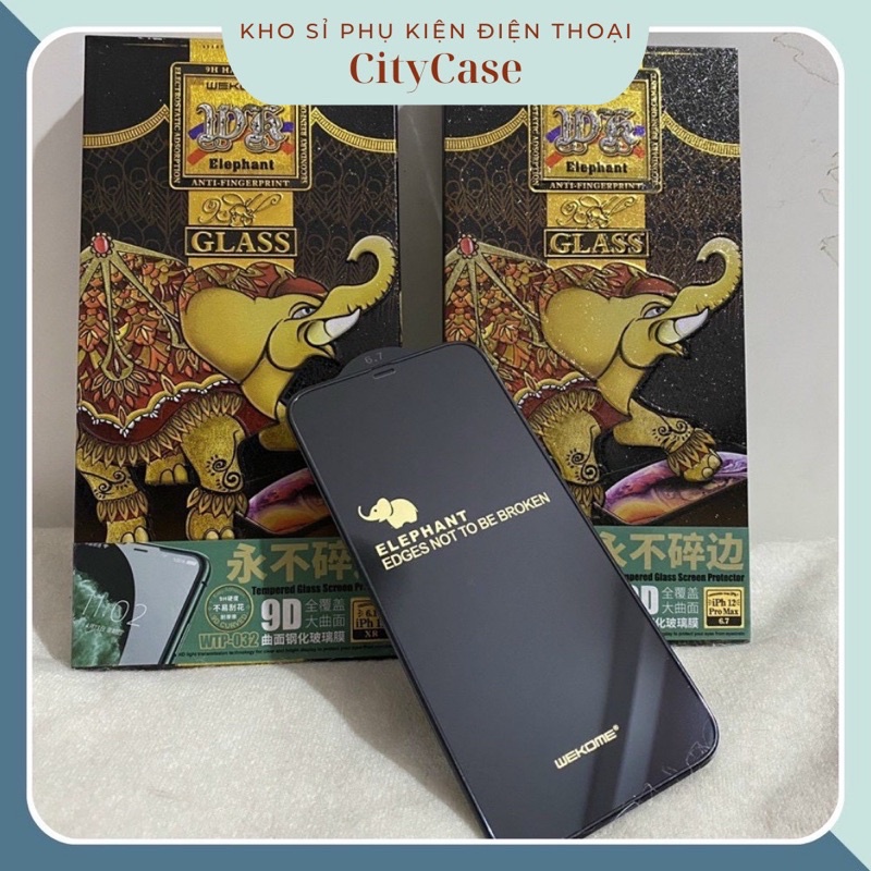 [Hàng Chính Hãng] Kính Cường lực Chống mẻ viền KingKong WK 032 Iphone X/Xs/Xr/Xsmax/11/12/13/Pro/Max