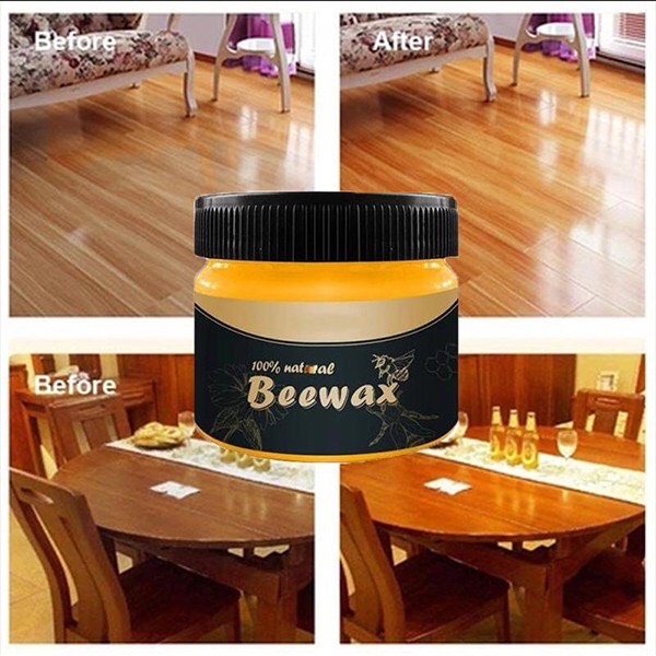 Sáp Ong Beewax Đánh Bóng Gỗ 100% Từ Thiên Nhiên, Chất Lượng Cao