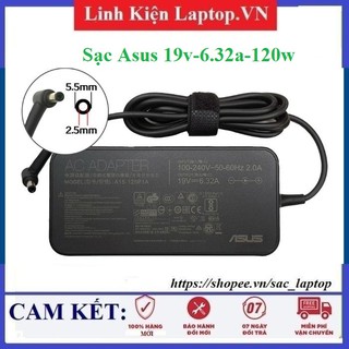 Sạc laptop asus 19v - 6.32a - 120w (Adapter Asus 19V 6.32A 120W) Chân Thường 5.5 x 2.5mm