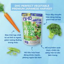 Bột chất xơ hoà tan Infogos hỗ trợ giảm táo bón hộp 30 gói x 3g rau củ DHC Vegetable - Premium Harvest Ìnogos