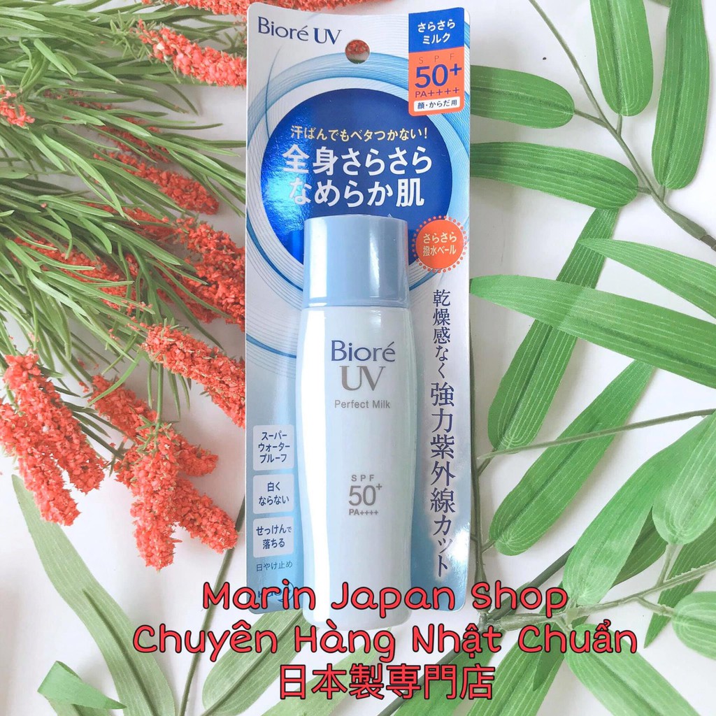 Kem chống nắng vật lí Biore UV Bright Milk , Face Milk , Perfect Milk hợp da dầu,da khô chuẩn nội địa Nhật Bản