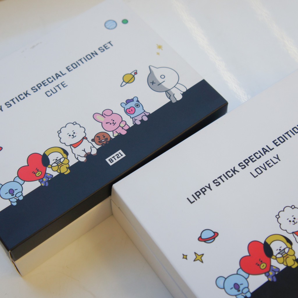 HỘP ĐỰNG SON BT21-SPECIAL LIPPIE STICK LIMITED EDITION BOX