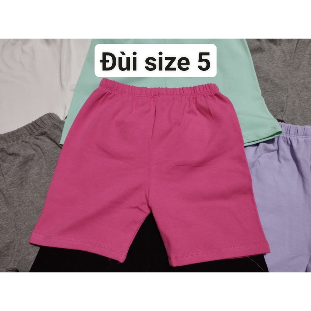 [VẢI XUẤT XỊN 9-20KG] QUẦN LEGGING ĐÙI QUẦN ĐÙI TRƠN THUN COTTON 4 CHIỀU CHO BÉ GÁI/TRAI