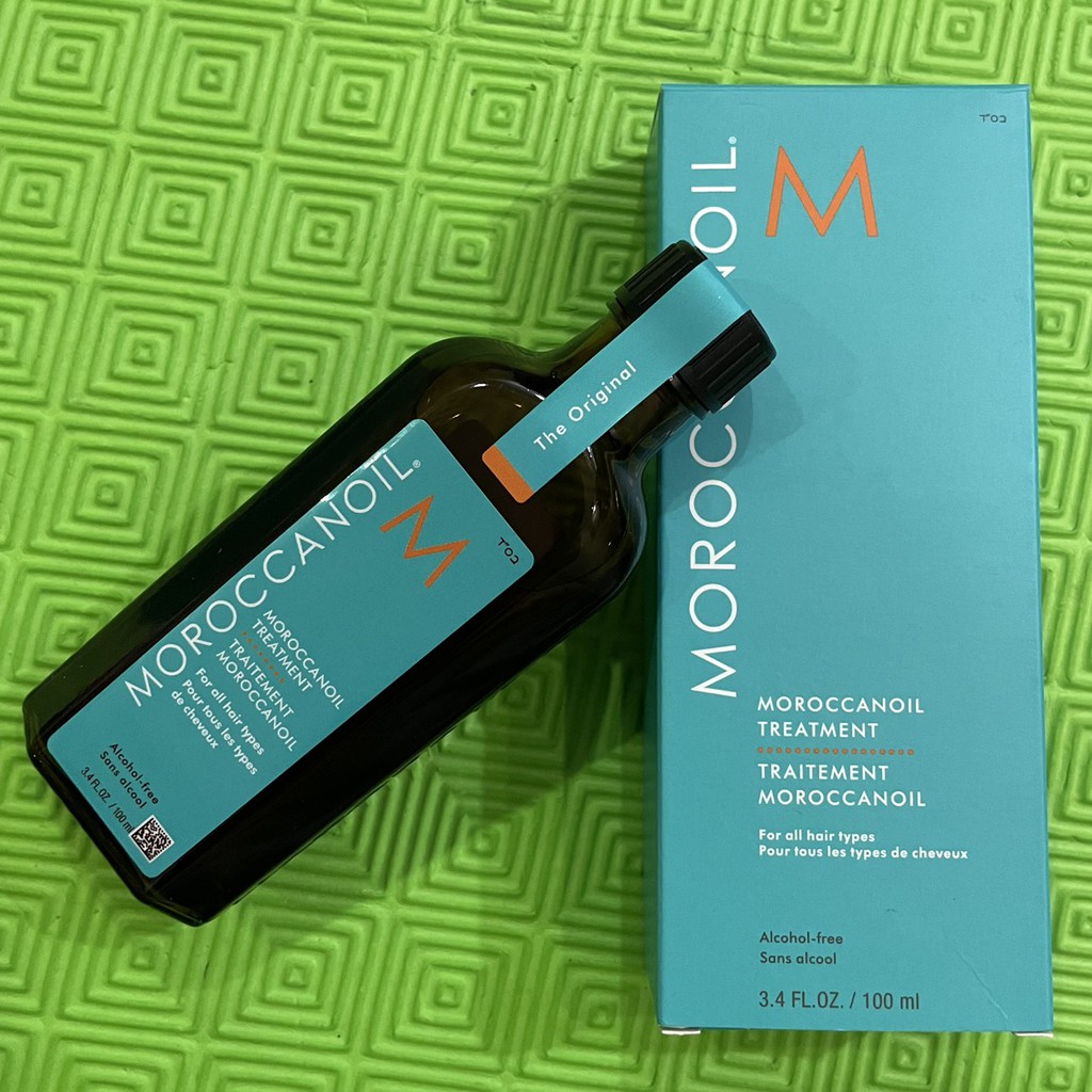 Chính hãng  Combo Tinh dầu và gội xả dưỡng ẩm (phục hồi) Moroccanoil 100ml + 70mlx2