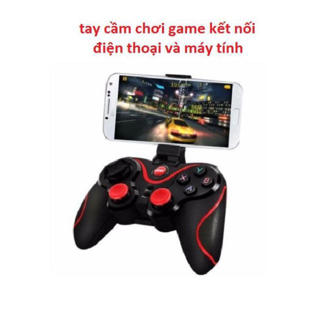 Tay Cầm Chơi Game Bluetooth Cho Smartphone, PC