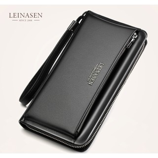 Ví cầm tay nam da bò leinasen cao cấp