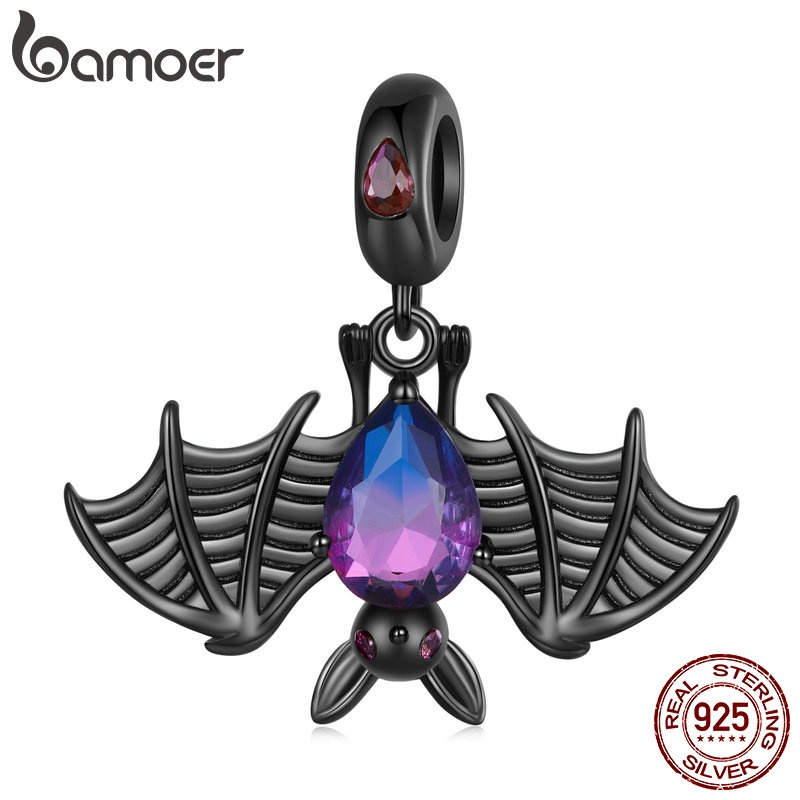 BAMOER Mặt Vòng cổ Hình Dơi Độc Đáo