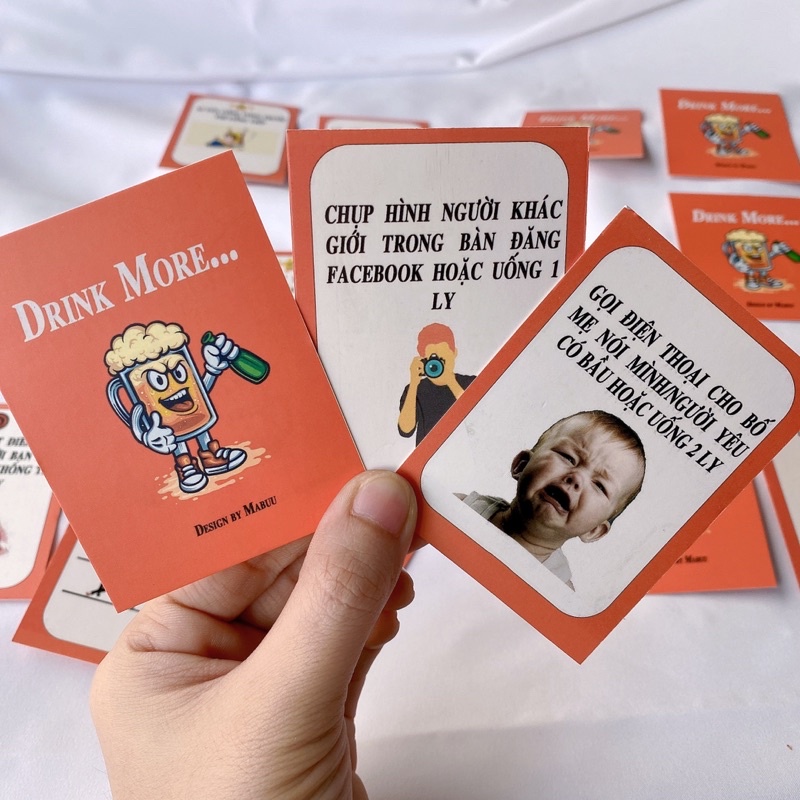 Bộ Bài &quot;Drink More&quot; - Drinking Game thử thách giúp tăng phần thú vị cho các buổi tụ tập vui chơi cùng bạn bè