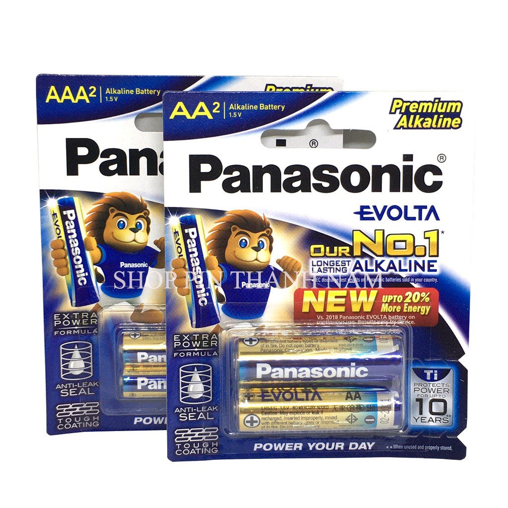 Pin Evolta Panasonic Cao Cấp AA / AAA Chính Hãng - Loại Pin Cao Cấp Nhất